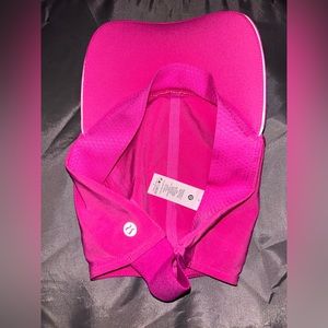 Sonic pink lululemon ponytail hat